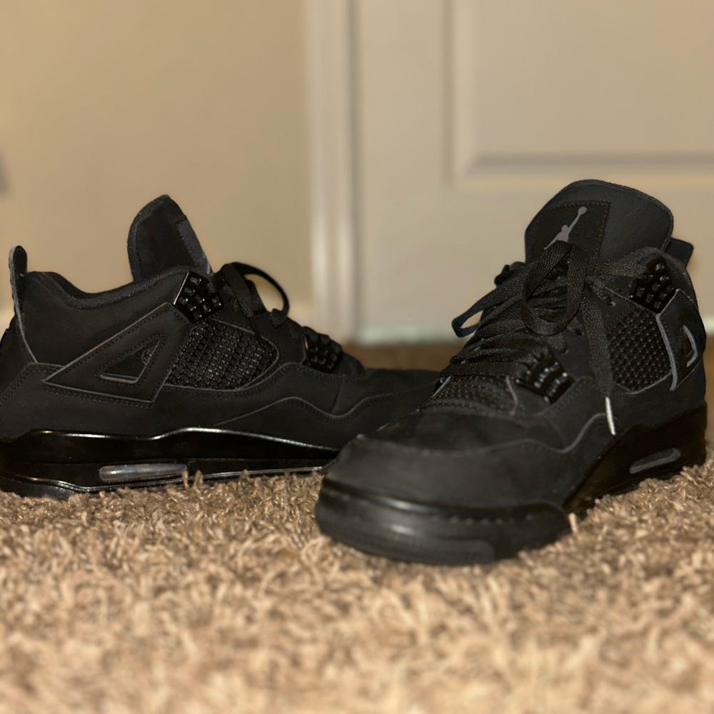 Jordan 4 black cats. Slightly worn, no box, really good condition - Picture 3 of 3